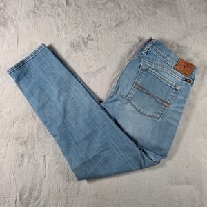 Lucky Brand Charlie Capri Jeans Womens 8/29 Blue Slim Fit Stretch Denim Summer